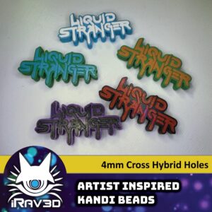 Liquid Stranger inspired Kandi Beads – Colorful Beads for Rave Bracelets, Festival Jewelry, PLUR Crafts, EDM Accessories, diy supplies